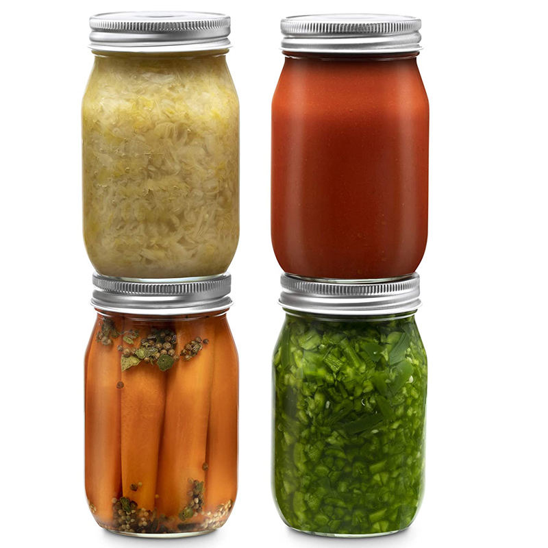 Meal Prep Jar Salad - Regelmatige Mond Mason Potten En Deksels