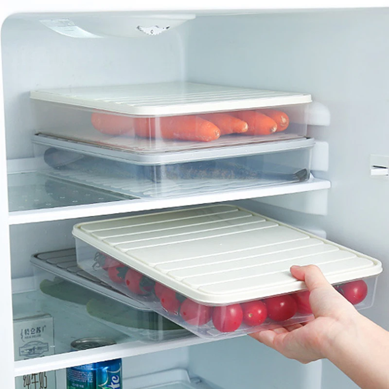 Meal Prep Containers Xl - Vriezer Dumpling Box Voedselopslagcontainer Stapelbare voedselbesparende