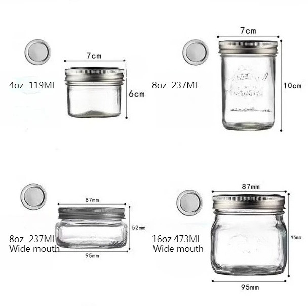 1PC Mason Jars met deksels, gl - Meal Prep Jar Salad recensie en prijs