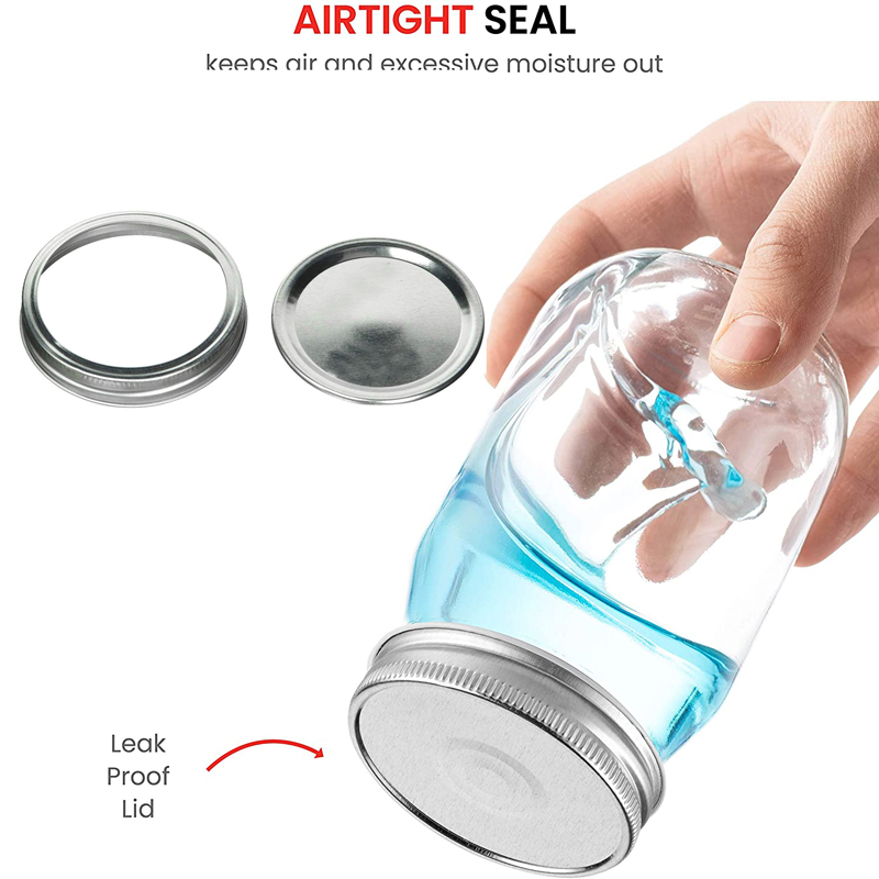 4 Stuks 450Ml Glas Gewone Mond - Meal Prep Jar Salad recensie en prijs