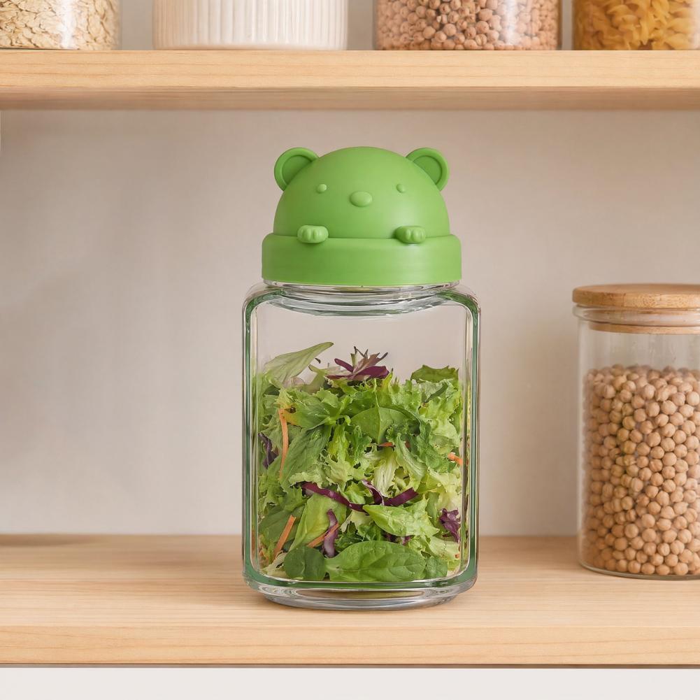 Acryl voedselbewaarbeker Schat - Meal Prep Jar Salad recensie en prijs