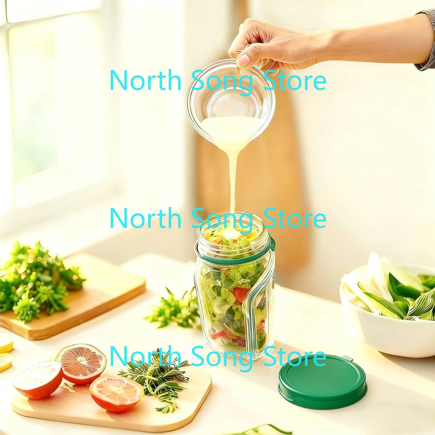 2026 NewSide-Opening Salade Ma - Meal Prep Jar Salad recensie en prijs