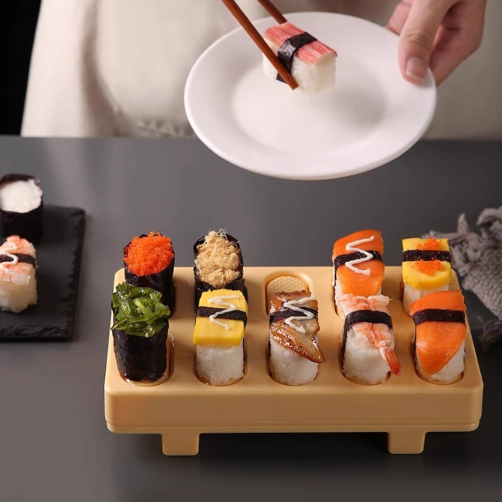 Sushimaker met lepel, rechthoe - Meal Prep Onigiri recensie en prijs