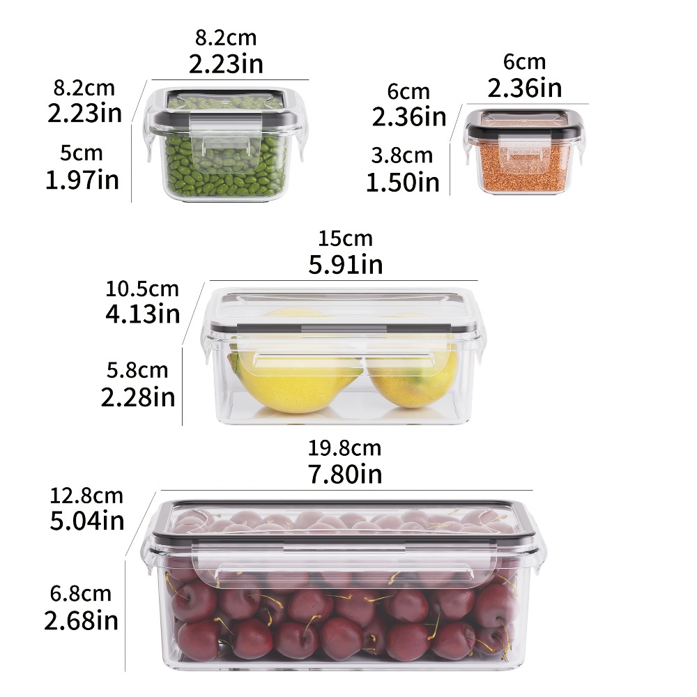 8-delige BPA-vrije luchtdichte - Meal Prep Containers Xl recensie en prijs
