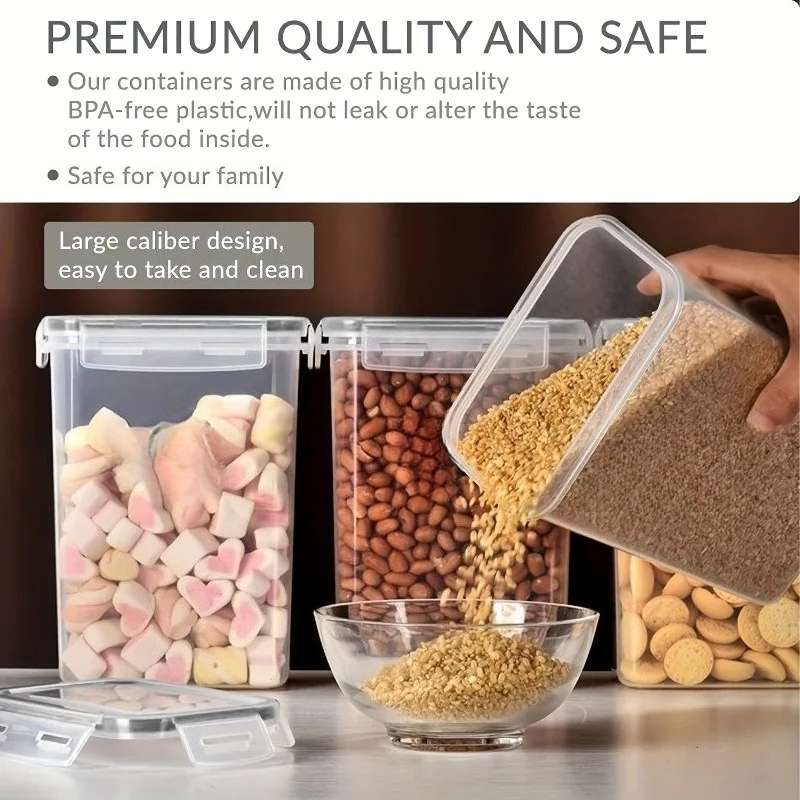 6 stuks luchtdichte voedselops - Meal Prep Containers Xl recensie en prijs