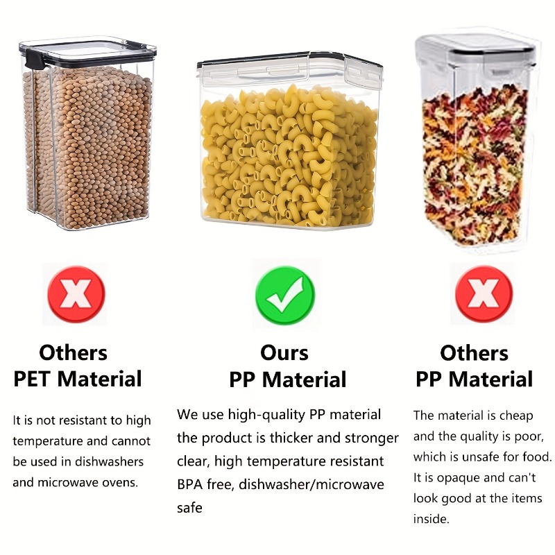 6 stuks luchtdichte voedselops - Meal Prep Containers Xl recensie en prijs