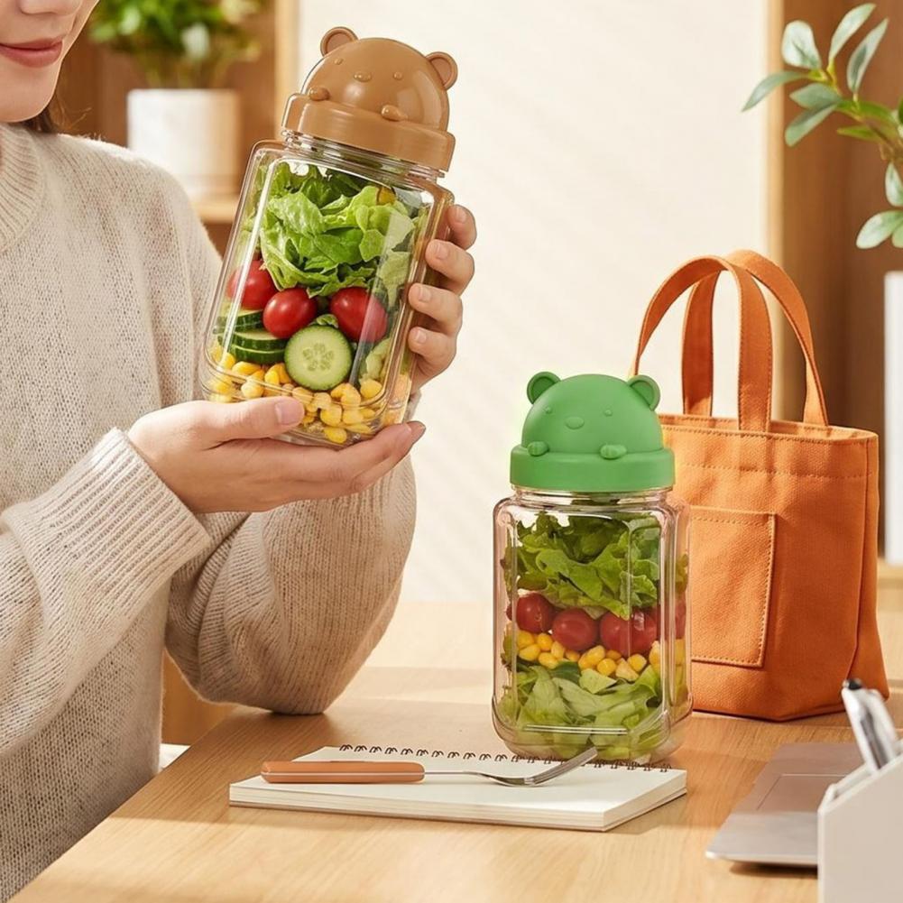 Upgrade verzegelde plastic sal - Meal Prep Jar Salad recensie en prijs