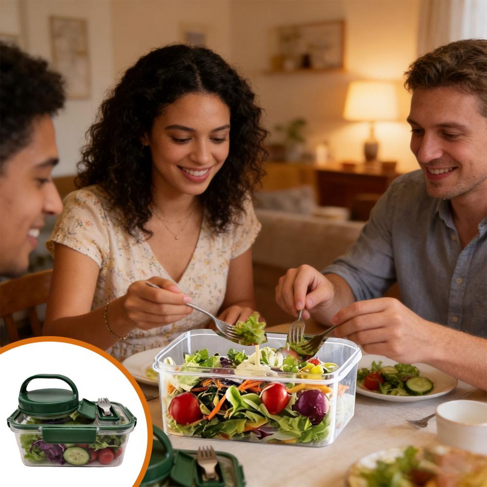 Saladecontainer met dressingbe - Meal Prep Jar Salad recensie en prijs