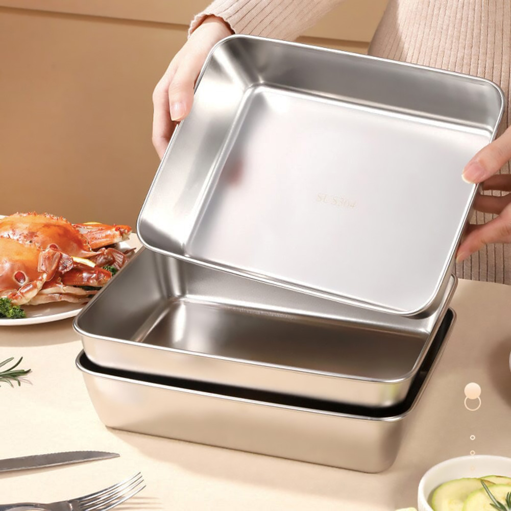 Roestvrijstalen vierkante plaa - Meal Prep Containers Xl recensie en prijs