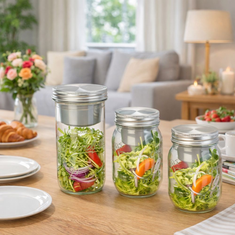 16/24 Oz Salade Glazen Potten  - Meal Prep Jar Salad recensie en prijs