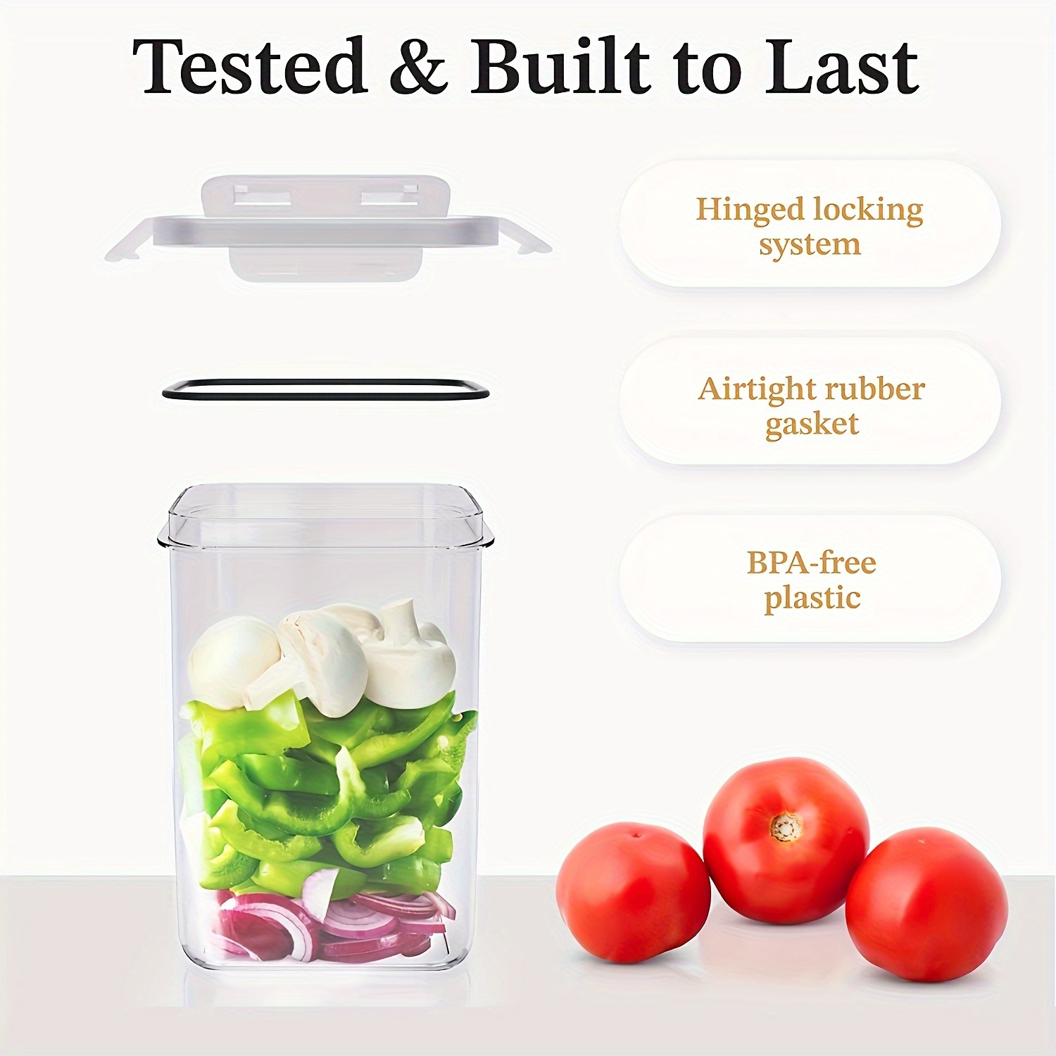 2/6/12 sets 1,6 l BPA-vrije pl - Meal Prep Containers Xl recensie en prijs