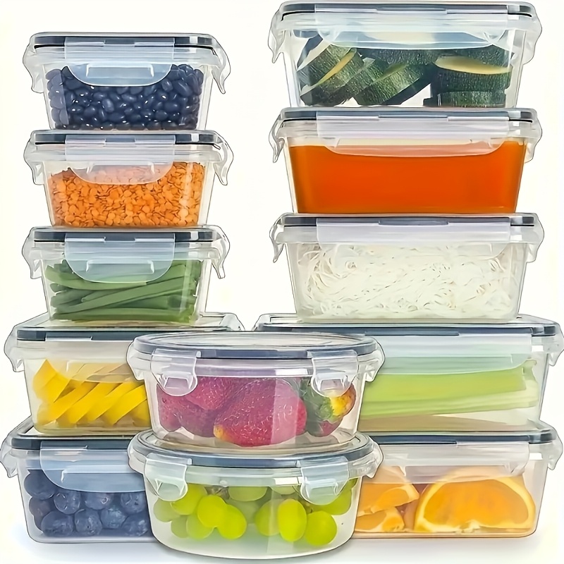 4-delige set voedselbewaarcont - Meal Prep Containers Xl recensie en prijs