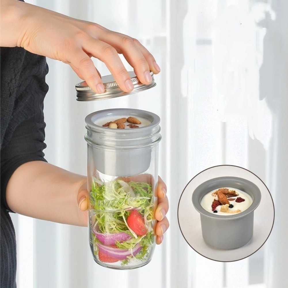 16/24 oz Salade Glazen Potten  - Meal Prep Jar Salad recensie en prijs