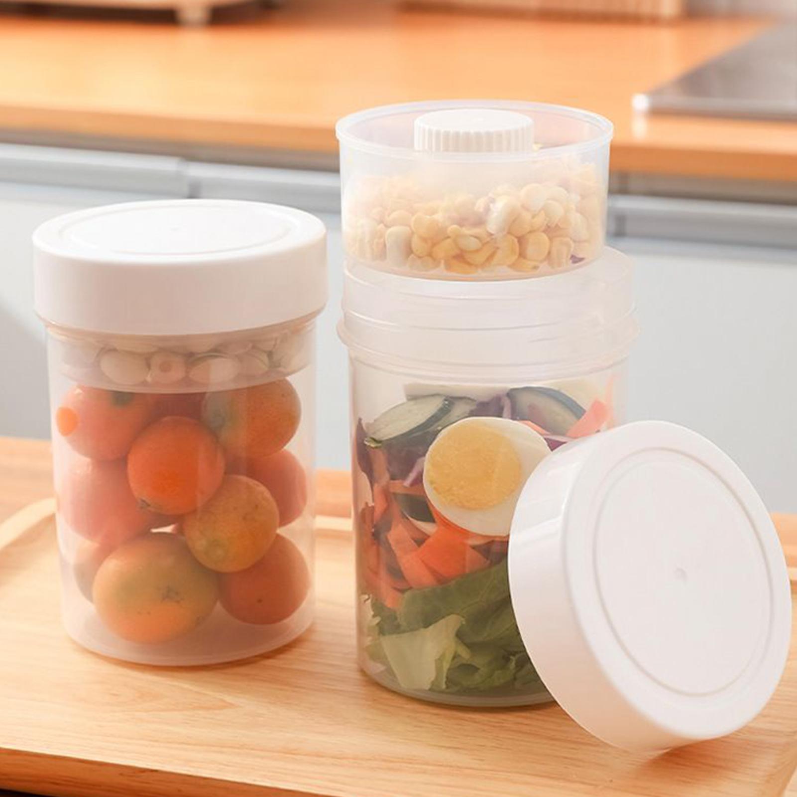 Saladepotten Met Deksels Maalt - Meal Prep Jar Salad recensie en prijs