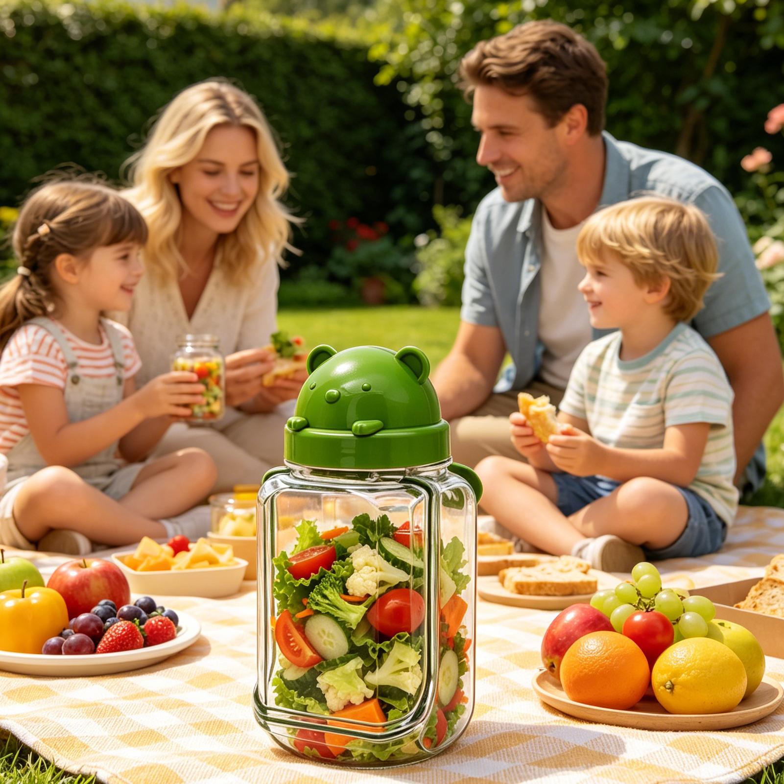 Meal Prep-potten Draagbare lek - Meal Prep Jar Salad recensie en prijs