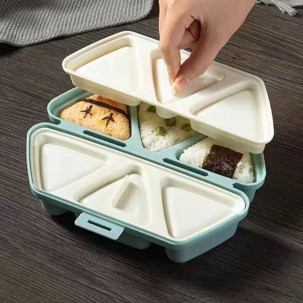 6-delige driehoekige Onigiri-v - Meal Prep Onigiri recensie en prijs